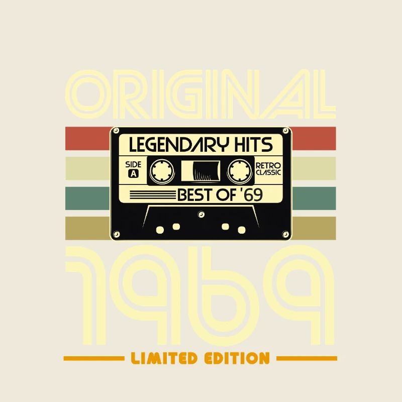 Original 1969 Rétro Cassette