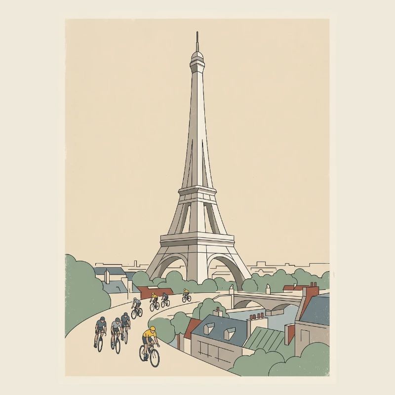 Paris Ride – Radfahrer-Erinnerung