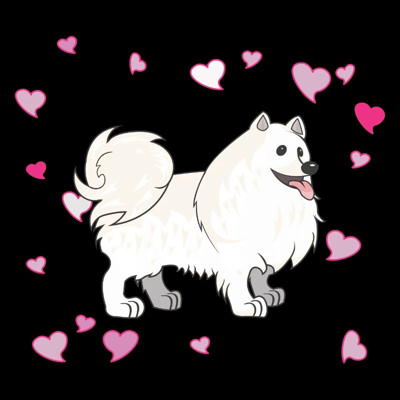 Conception de Spitz mignon pour les amoureux des animaux et les chiens