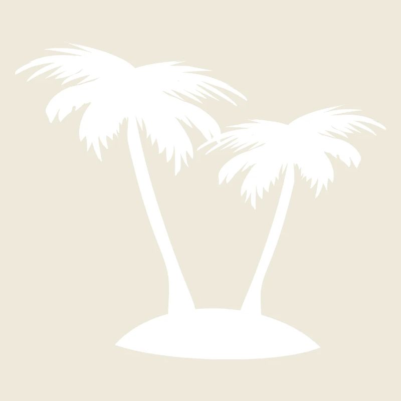 Le design cool du palmier pour le fan des mers du Sud