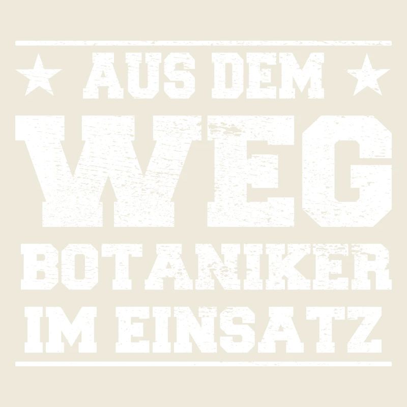 Aus dem Weg Botaniker im Einsatz Design