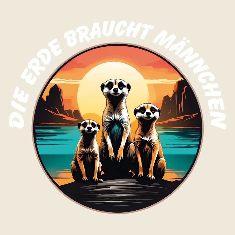 Coole Erdmännchen lustiger Erdmännchenspruch