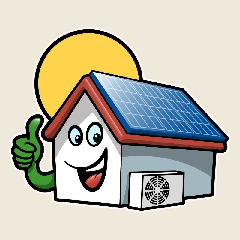 Renewable Energy - Solar Cell - Heat Pump