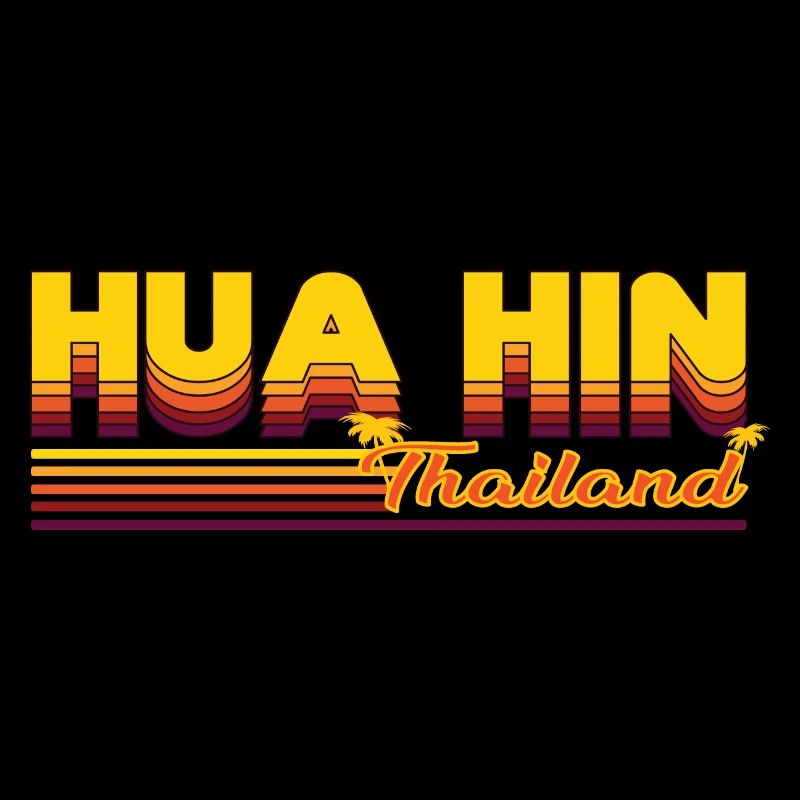 Hua Hin Sunset: Design de plage rétro