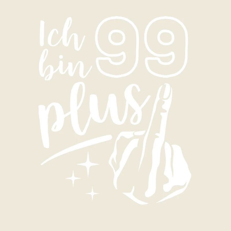 Ich bin 99 plus 1, Mittelfinger 100. Geburtstag