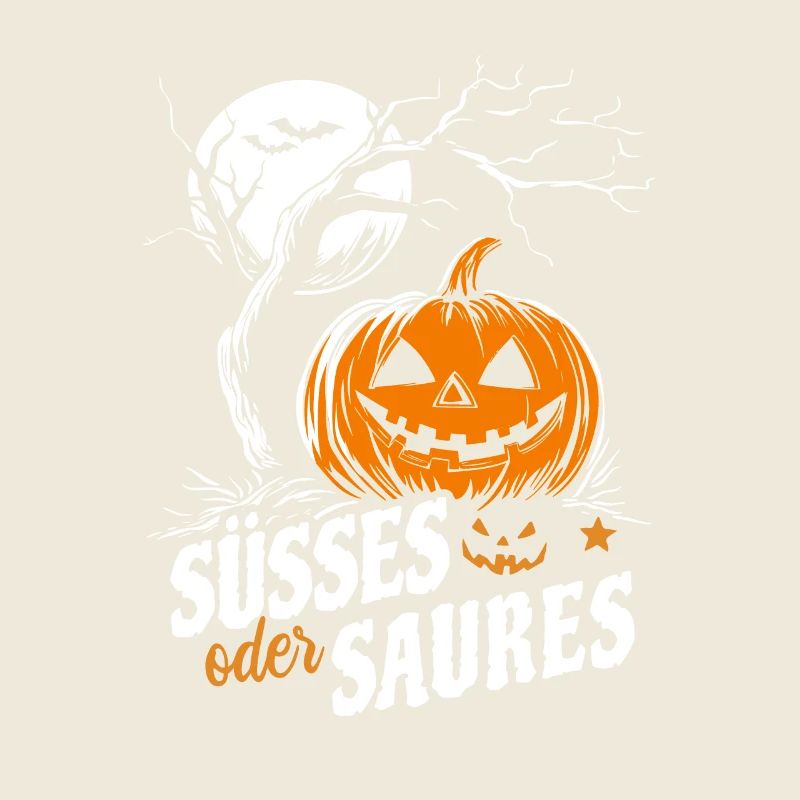 Halloween Kürbis - Süßes oder Saures