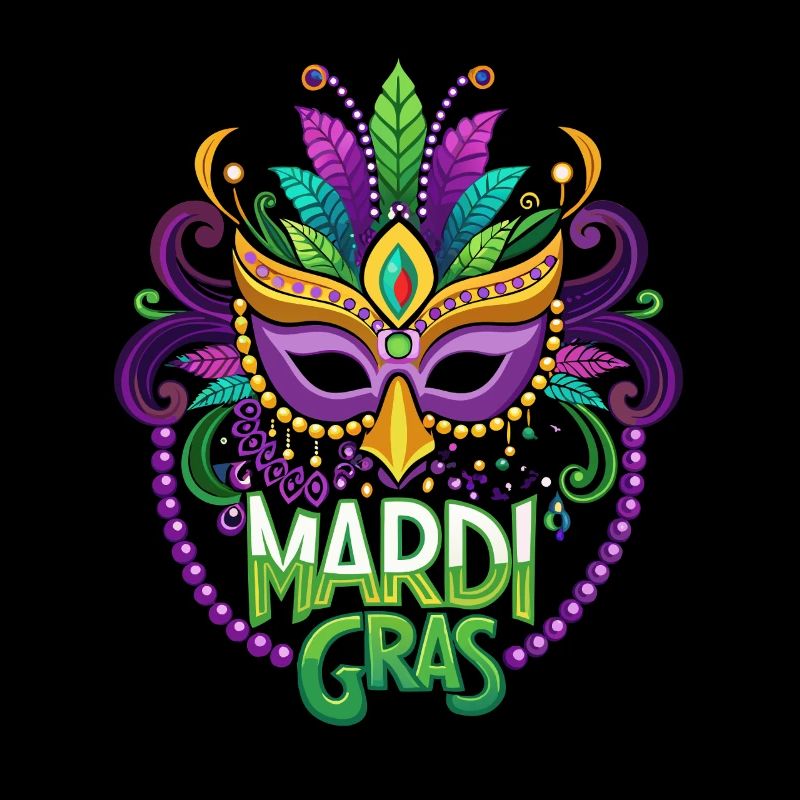 Mardi Gras - Karneval - Maske - Geschenk