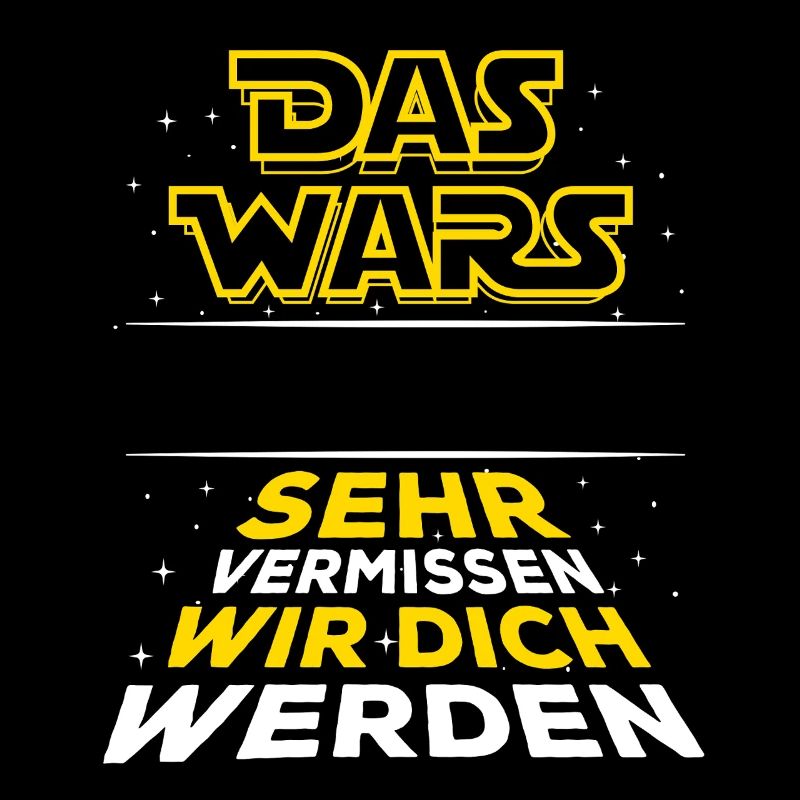 Das Wars - Verabschiedung - Mitarbeiter Name