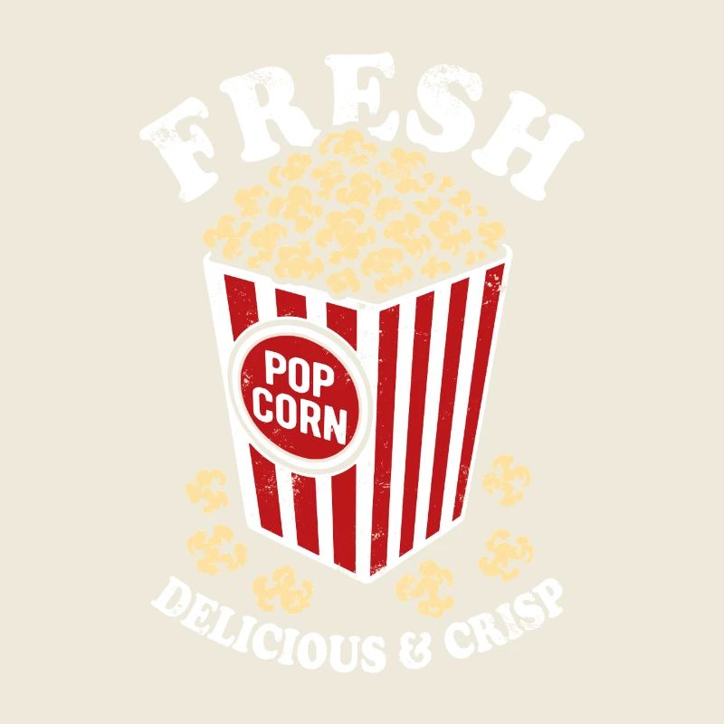 Frisches Popcorn - knusprig, lecker - Geschenk