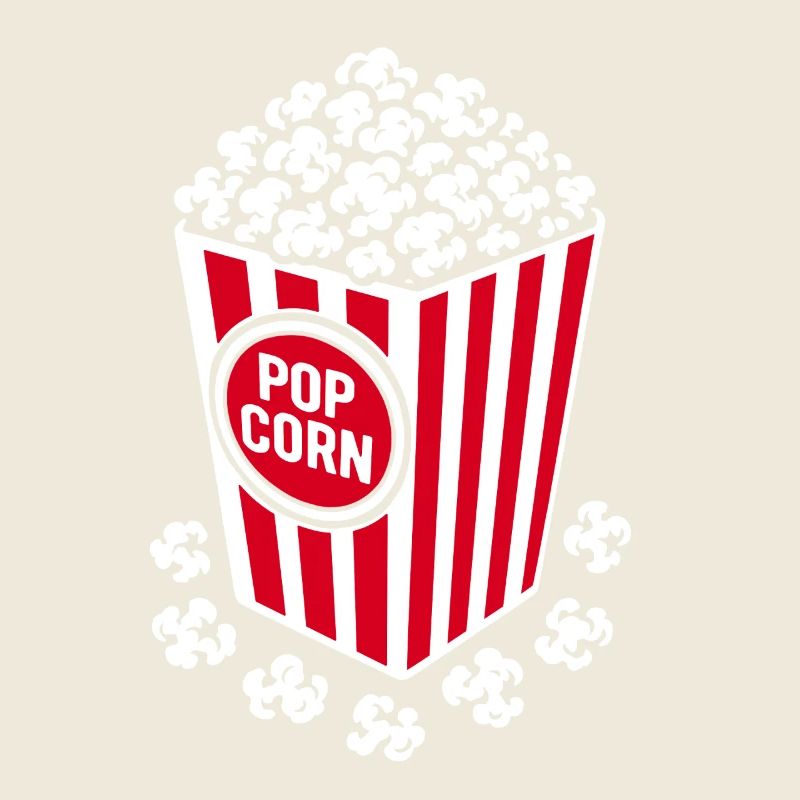 Frisches Popcorn - knusprig, lecker - Geschenk