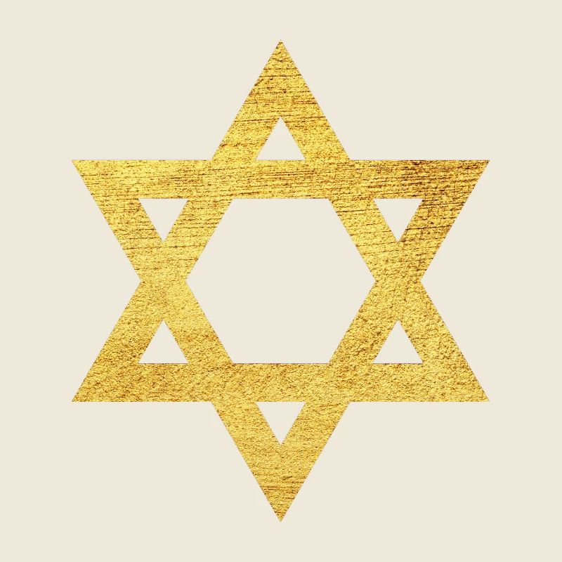 Étoile de la foi de David symbole de protection