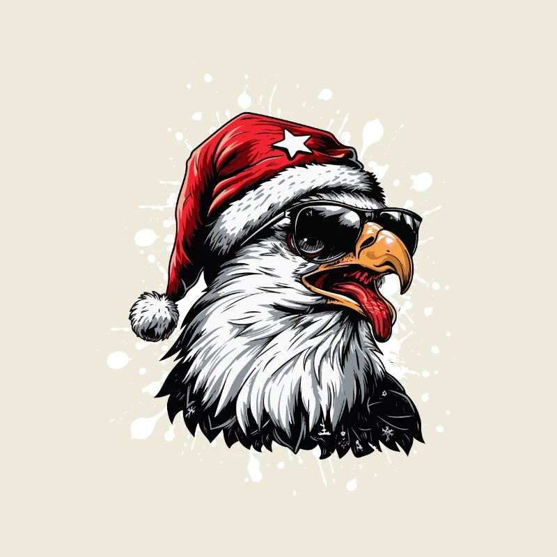 Aigle Noël Drôle