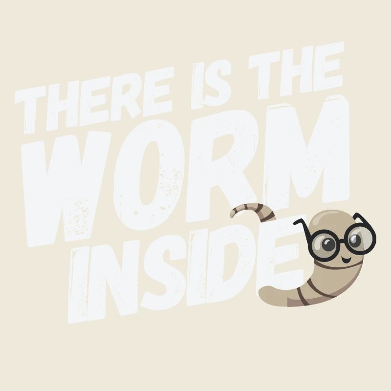 There is the worm inside