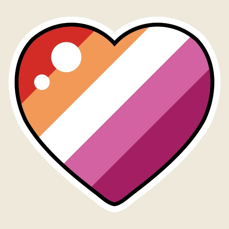 Coeur (drapeau lesbien)