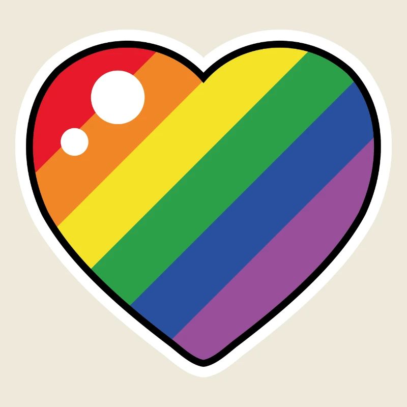 Herz (Pride Flagge)