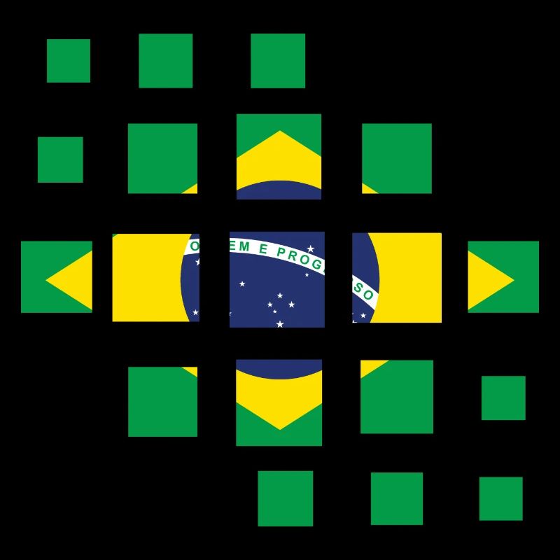 Drapeau du Brésil Drapeau de l’Amérique du Sud