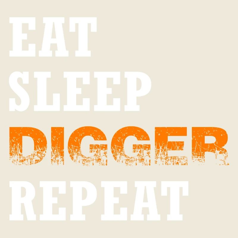 Bagger Baggerschaufel Baggerfahrer "digger"