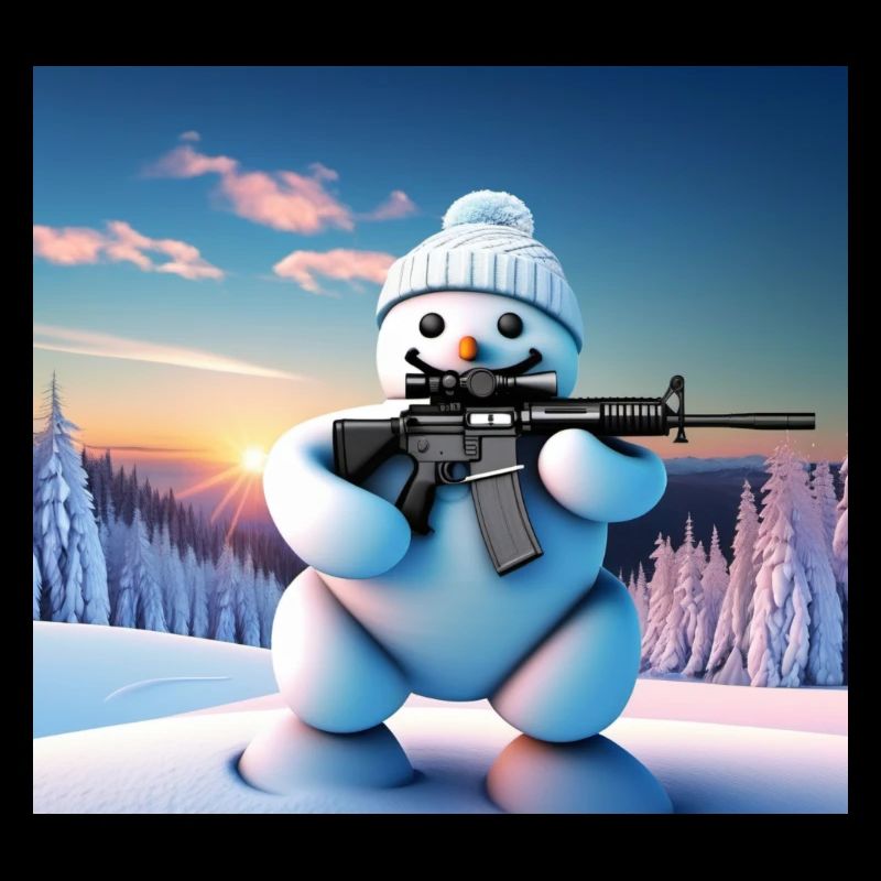 Gangster Schneemann
