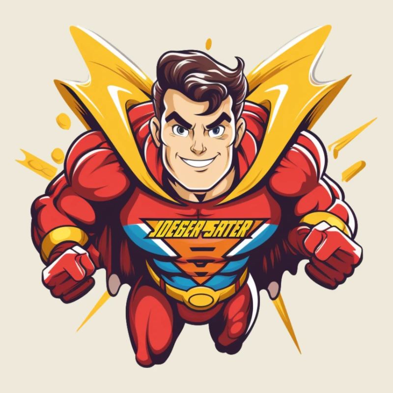 super héro dans les années 80