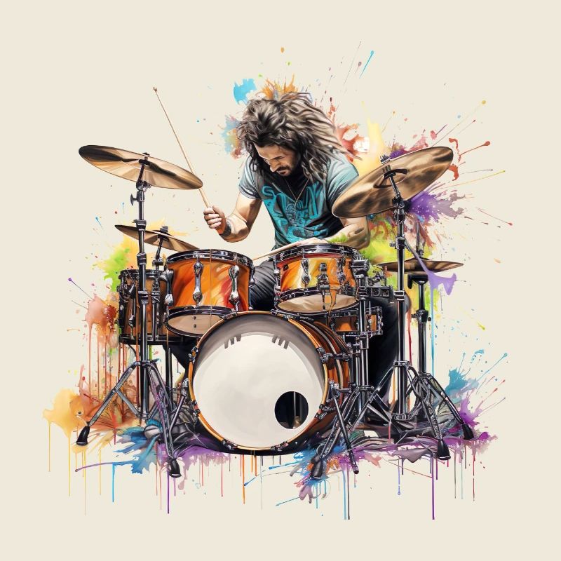 Le batteur a un bon sens du rythme