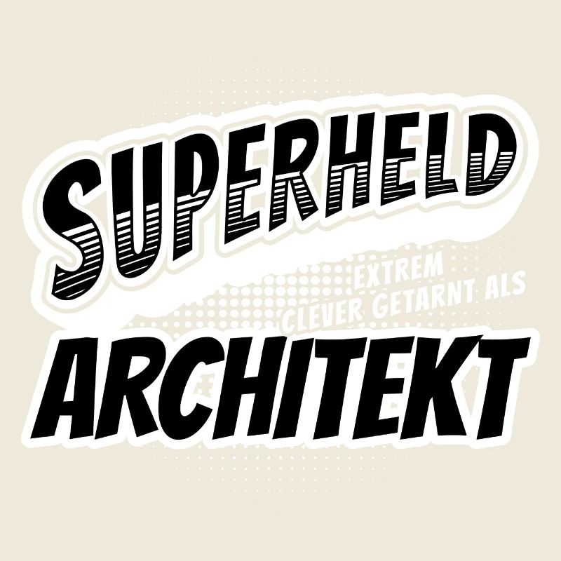 Superheld, clever getarnt als Architekt