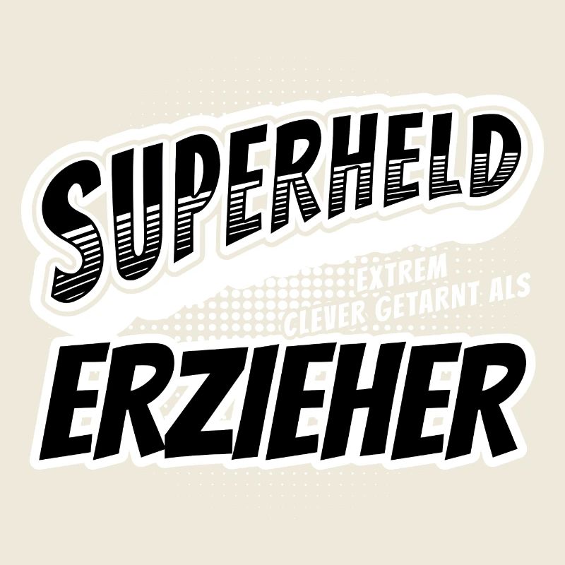 Superheld, clever getarnt als Erzieher