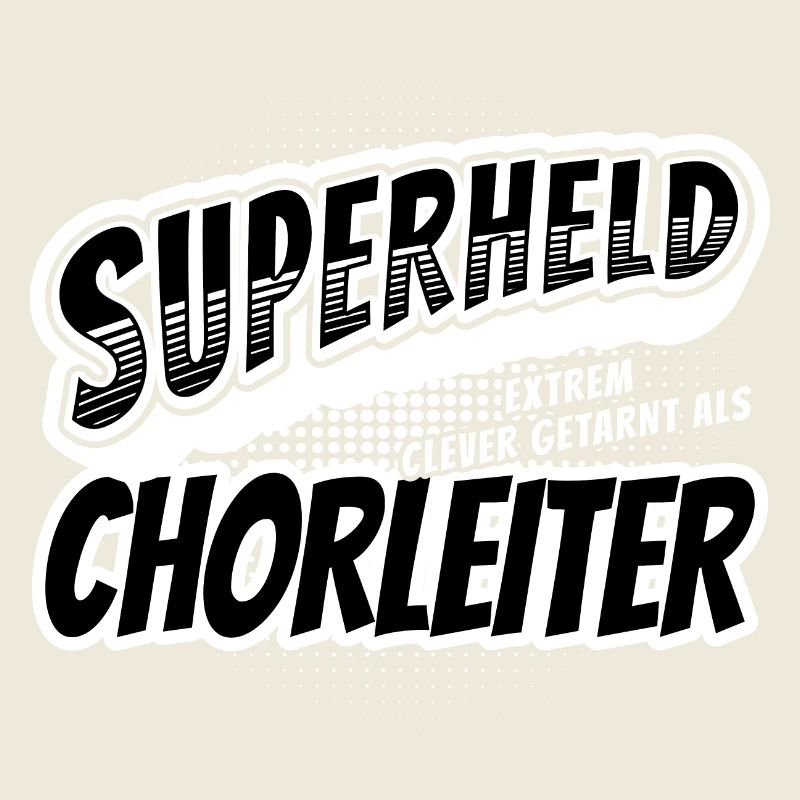 Superheld, clever getarnt als Chorleiter