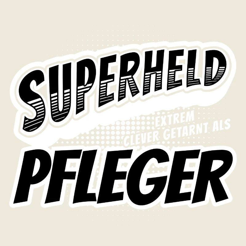 Superheld, clever getarnt als Pfleger