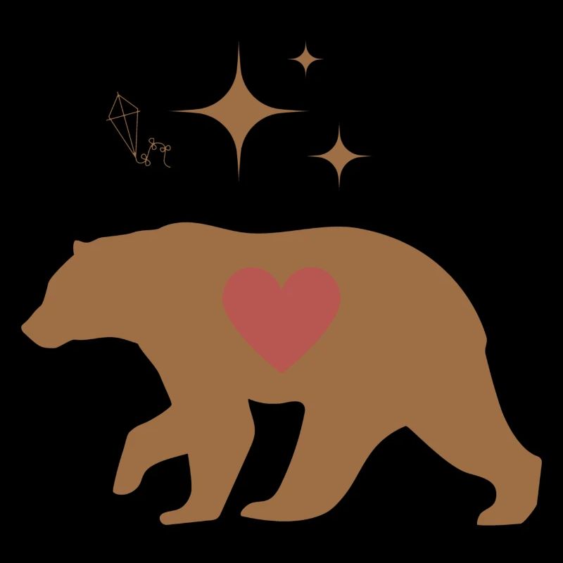 Ourse avec cœur