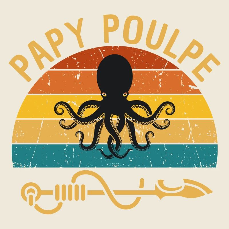 Papy poulpe harpon