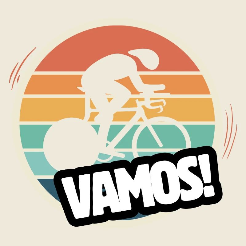 Vamos retro track cyclist