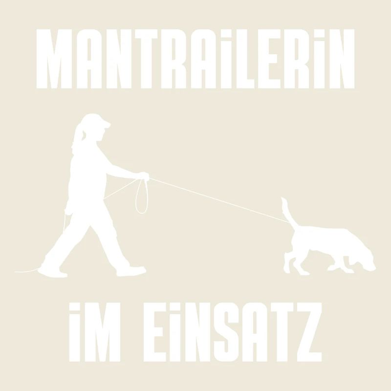 Mantrailerin im Einsatz