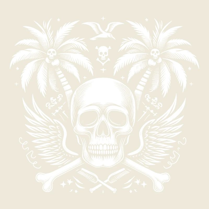 Skull Palm Trees