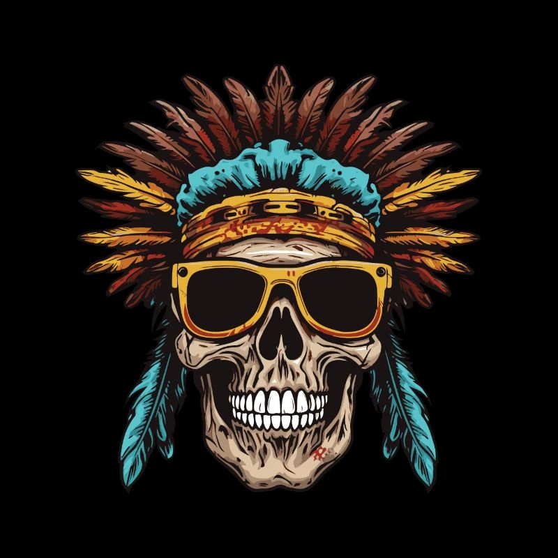 Crâne Apache Indien