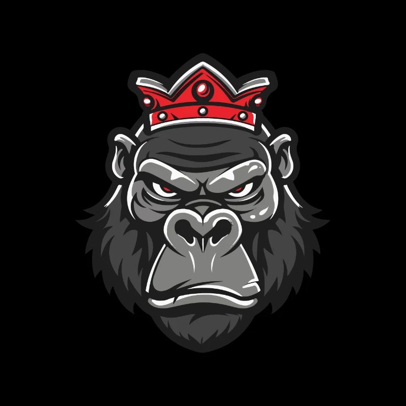 Gorilla Head Crown