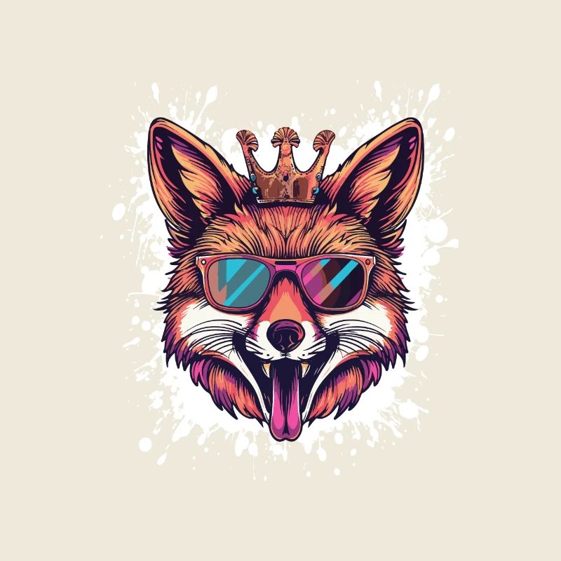 Fox bande dessinée drôle fête