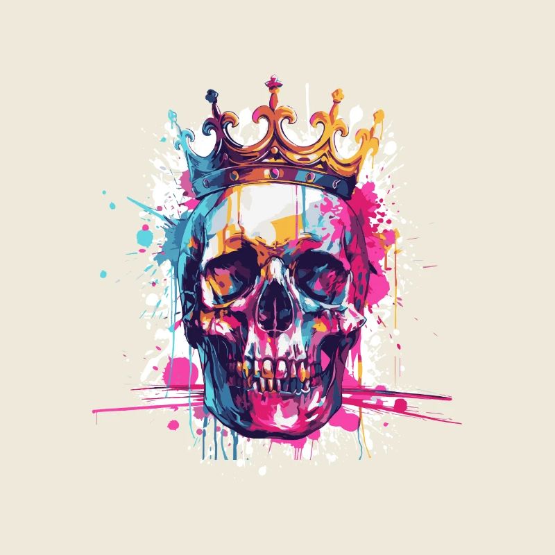 Crâne de Roi Couronne Royale