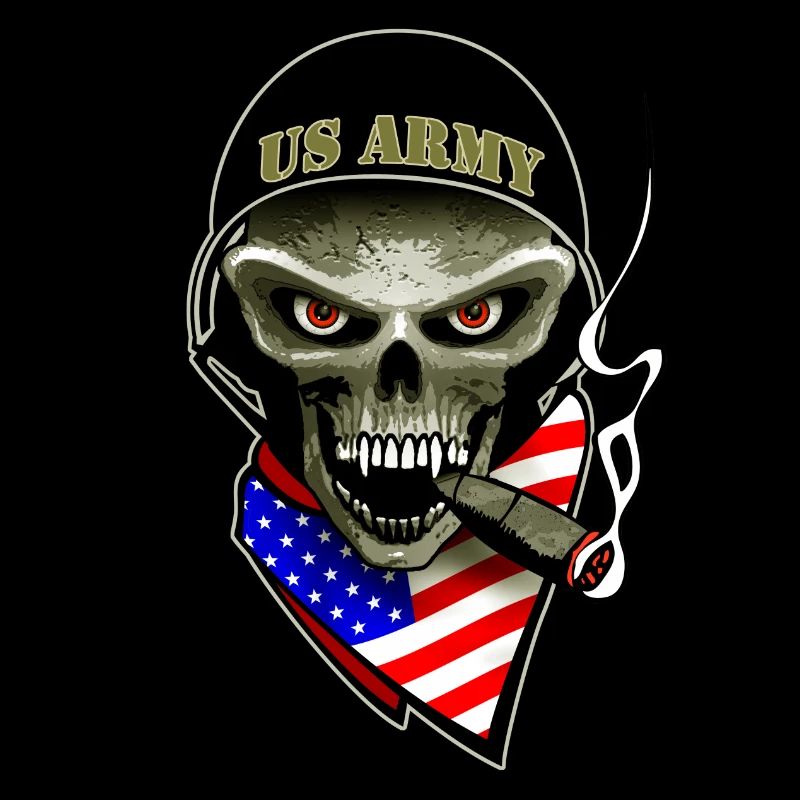 us army Schädel