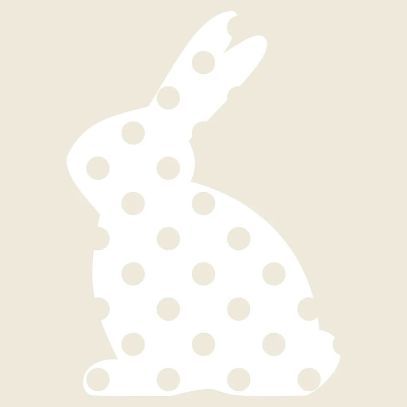 Hase Punkte Ostern Geschenk