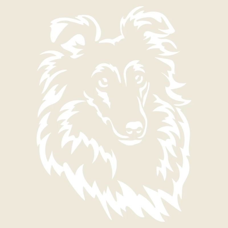 Sheltie Head « Black Edition »