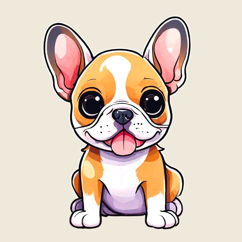 Chiot mignon bouledogue Français