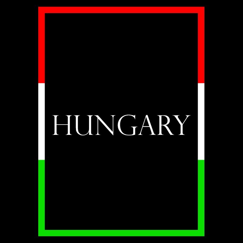 Hongrie, Hongrie Lettrage de déclaration avec drapeau