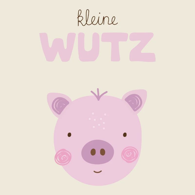 Kleine Wutz rosa Mädchen Geburtstag Kinderzimmer