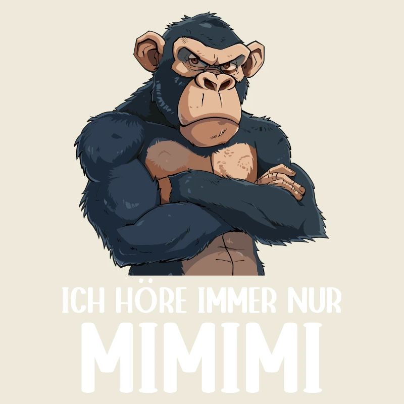 Chimpanzee Monkey I always hear Mimimi