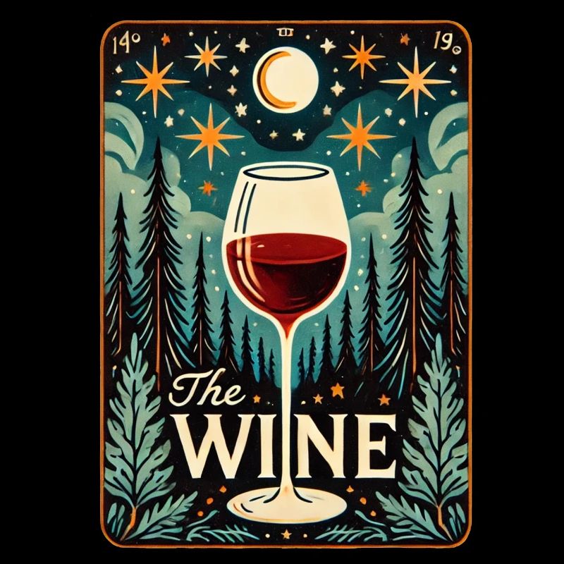 The Wine Tarot Card
