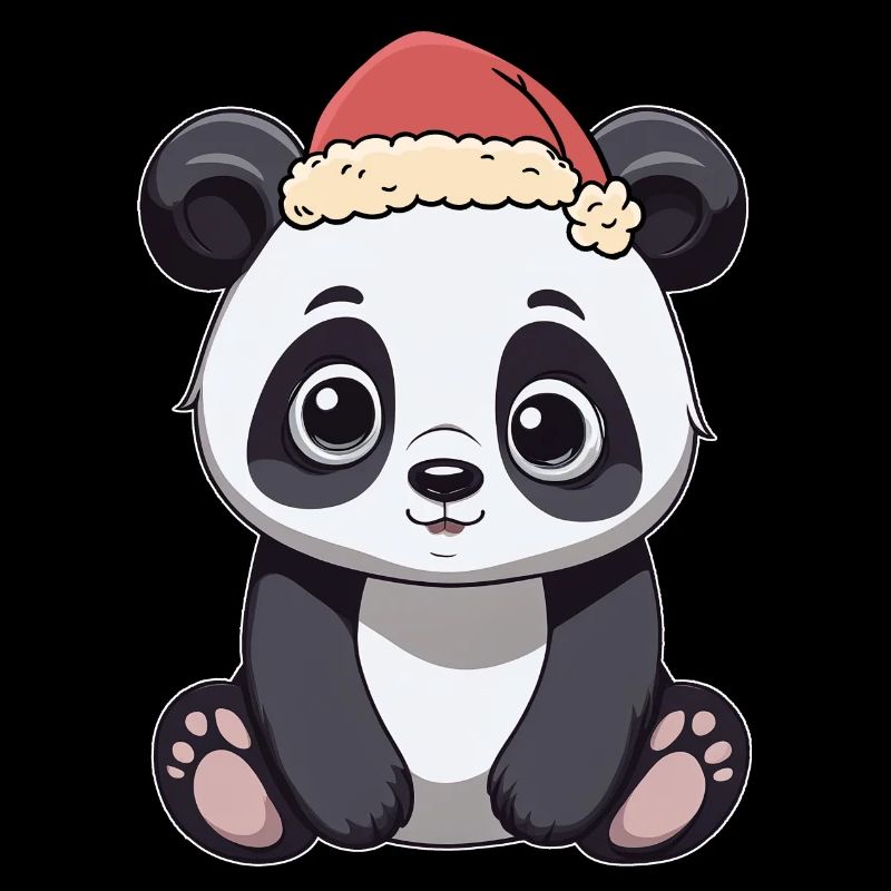 Santa Claus Panda Panda Bear China