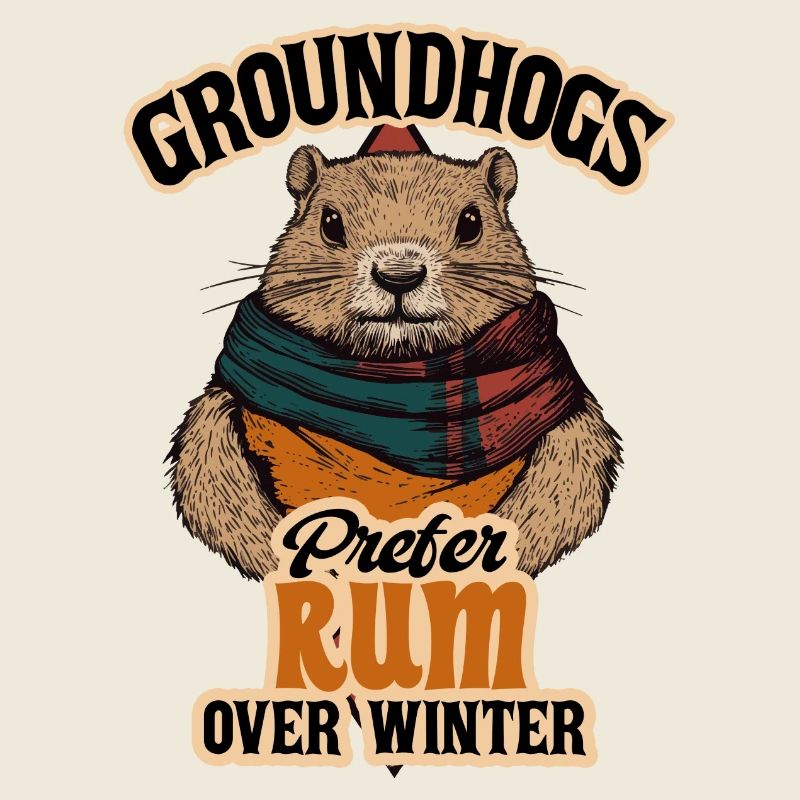 Groundhogs Prefer Rum Over Winter Humor