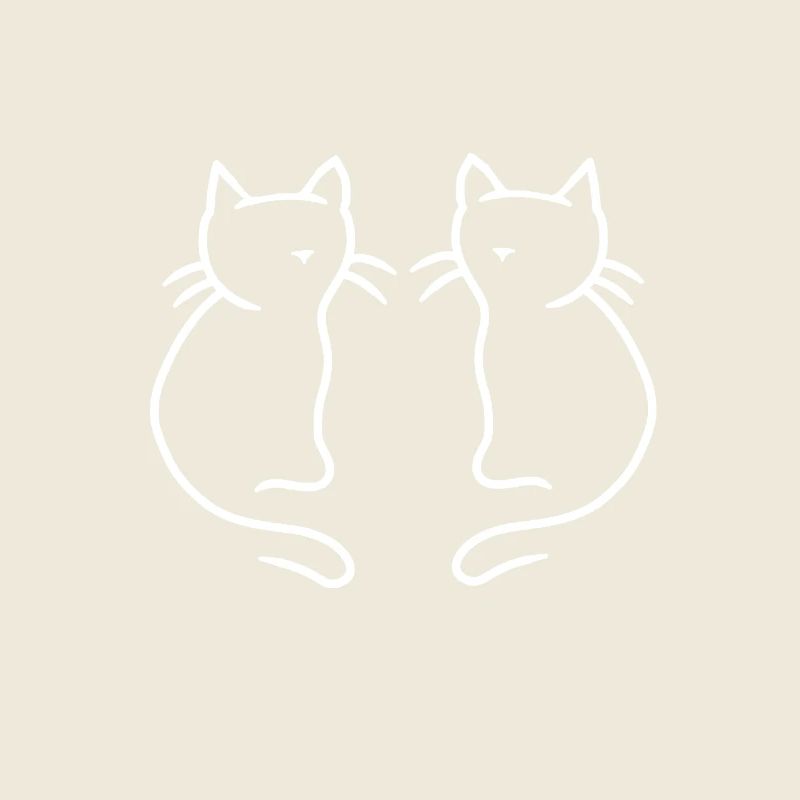 80s 90s Retro Vintage Cats