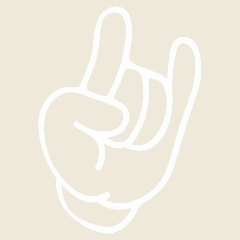 Rockhand Silhouette Motif