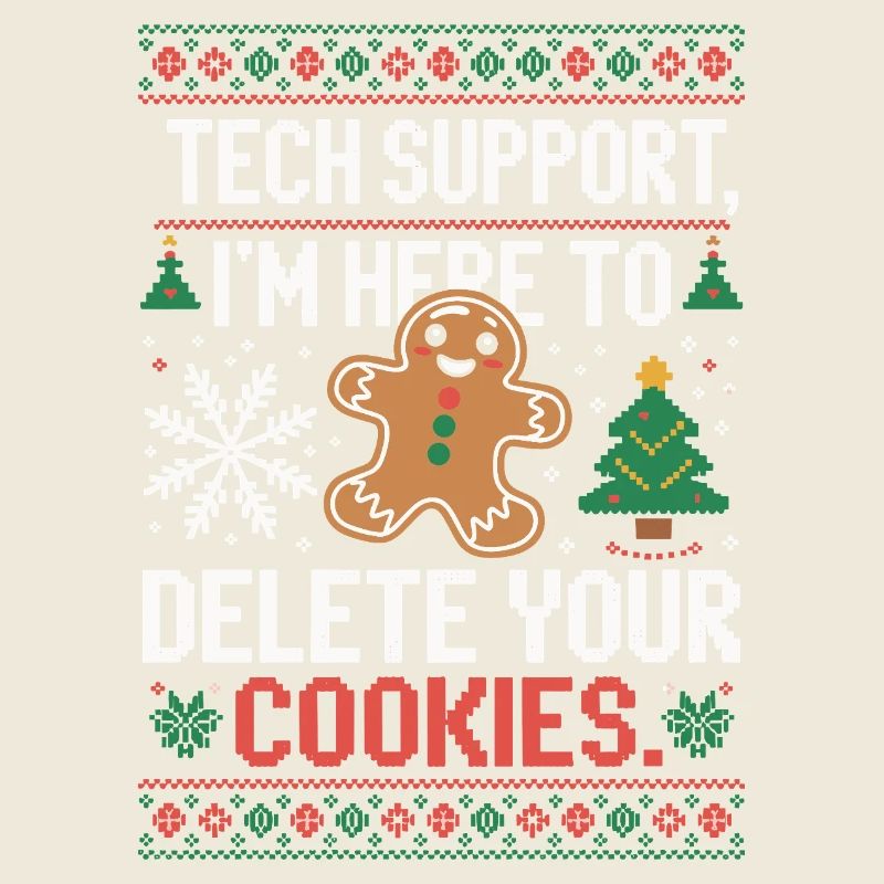 Tech Support Cookie Saying